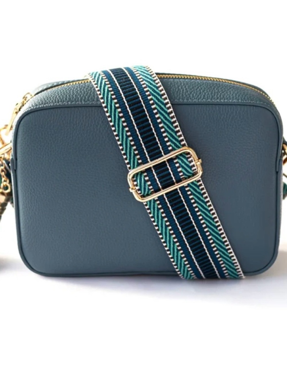 Pom Pom London City Leather Crossbody Bag